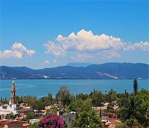 view of lake chapala in guadalajara